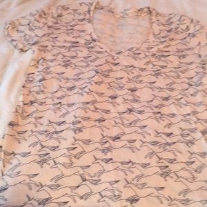 cream unicorn short sleeve